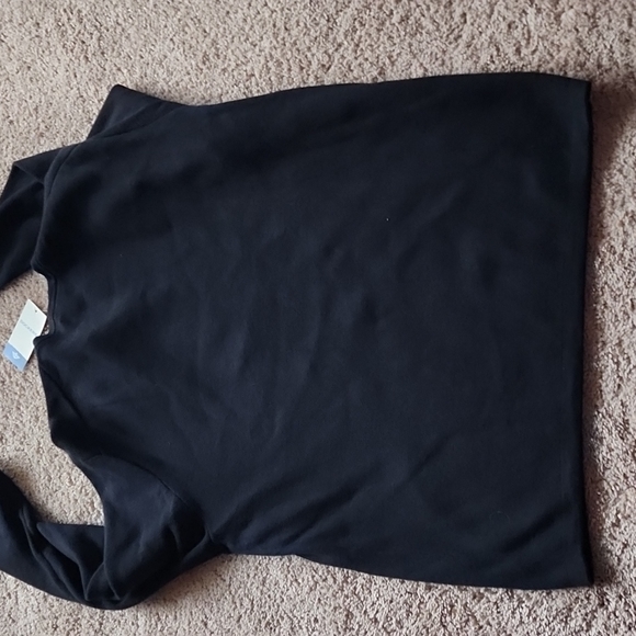 Mens dockers black grey qhite striped sweater L - Picture 4 of 4